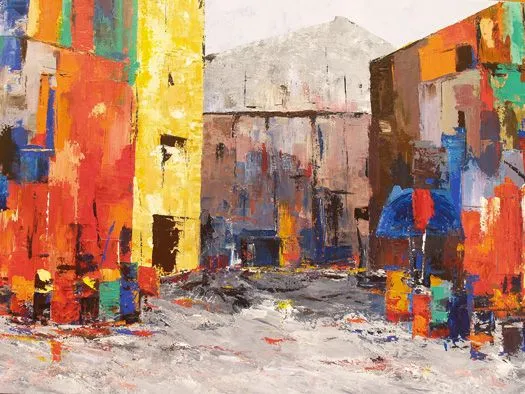 Paisaje urbano 10 | ALEX LLUENT | pintura contemporánea #10 | www ...
