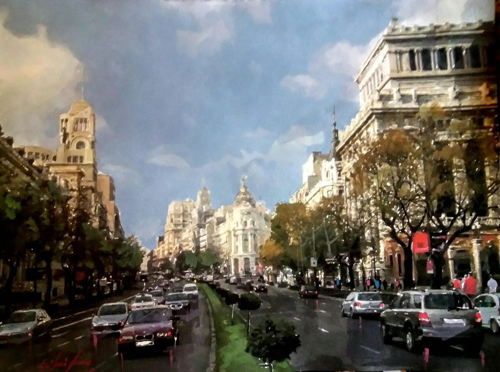 paisaje urbano de Madrid | Paisaje urbano, Paisajes, Artistas