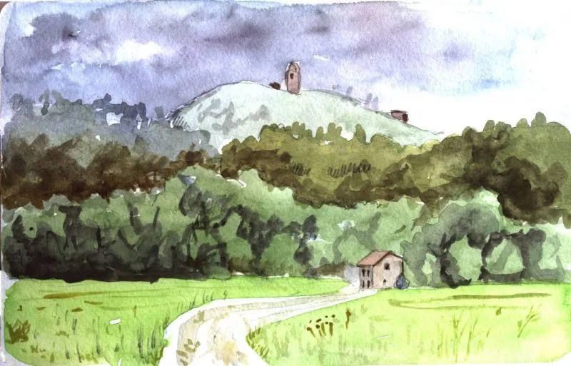 paisajes en acuarela | Las cosas que me hacen feliz paisajes en acuarela | Las cosas que me hacen feliz