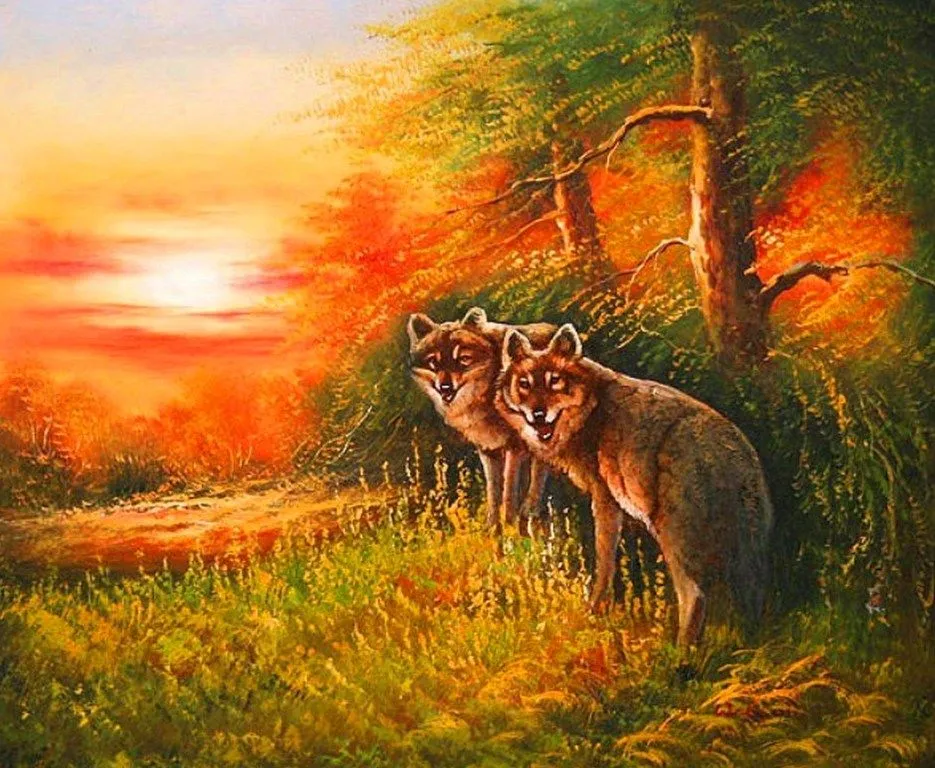 Paisajes y Bodegones: PAISAJES CON ANIMALES Paisajes y Bodegones: PAISAJES CON ANIMALES