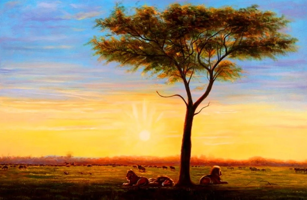 Paisajes y Bodegones: PAISAJES CON ANIMALES Paisajes y Bodegones: PAISAJES CON ANIMALES