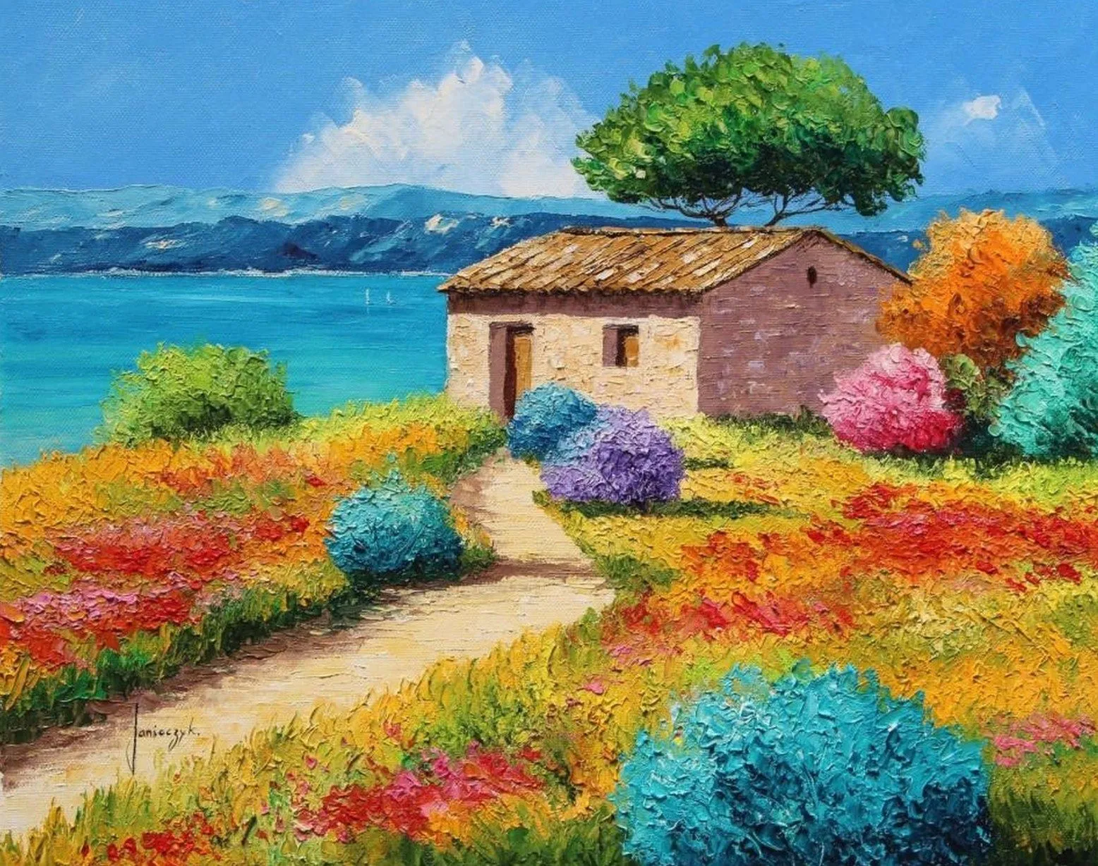Paisajes y Bodegones al Óleo: (Pintura) Paisajes con Espátula Paisajes y Bodegones al Óleo: (Pintura) Paisajes con Espátula