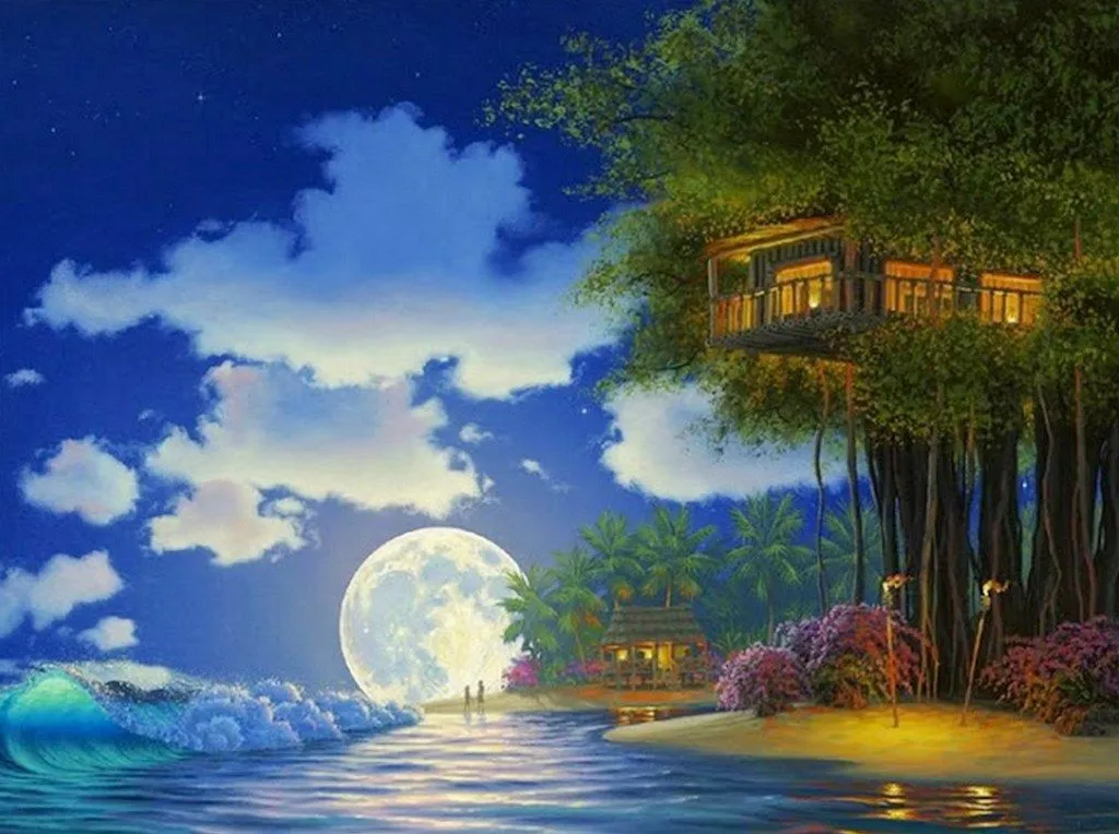 Paisajes y Bodegones al Óleo: Paisajes de Hawái, Pintura Óleo Paisajes y Bodegones al Óleo: Paisajes de Hawái, Pintura Óleo