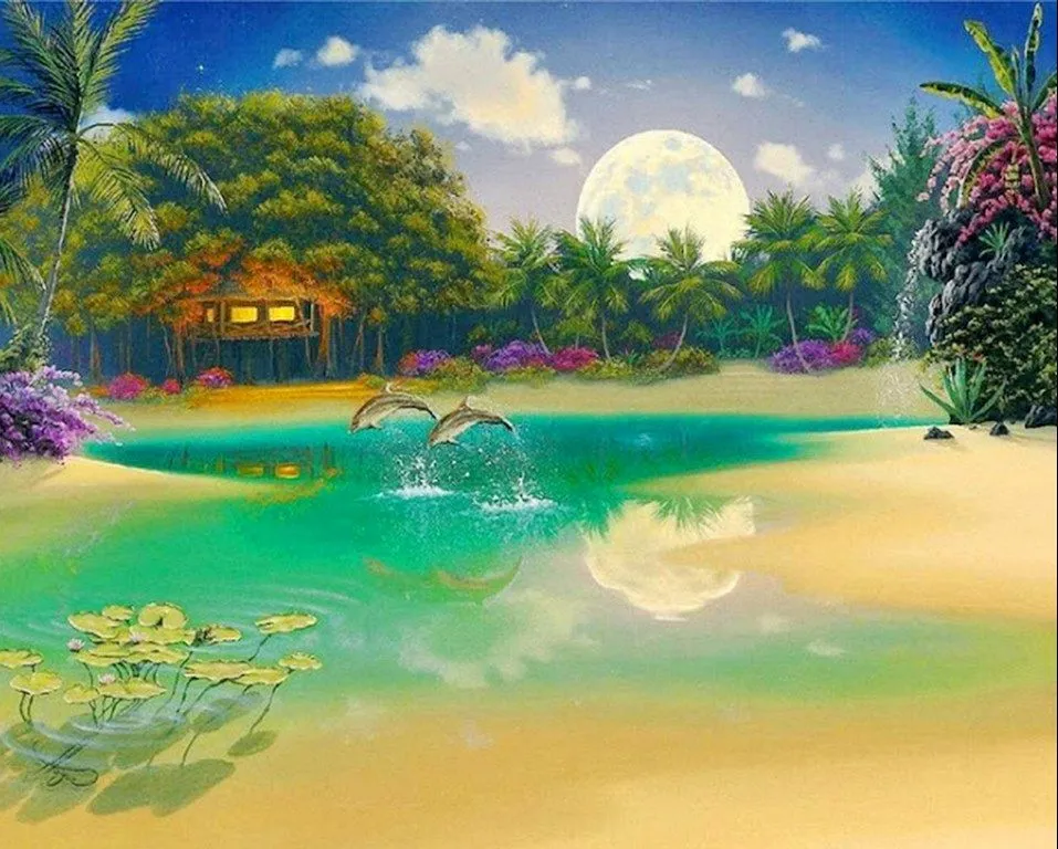 Paisajes de Hawai | El club del arte, pinturas Paisajes de Hawai | El club del arte, pinturas