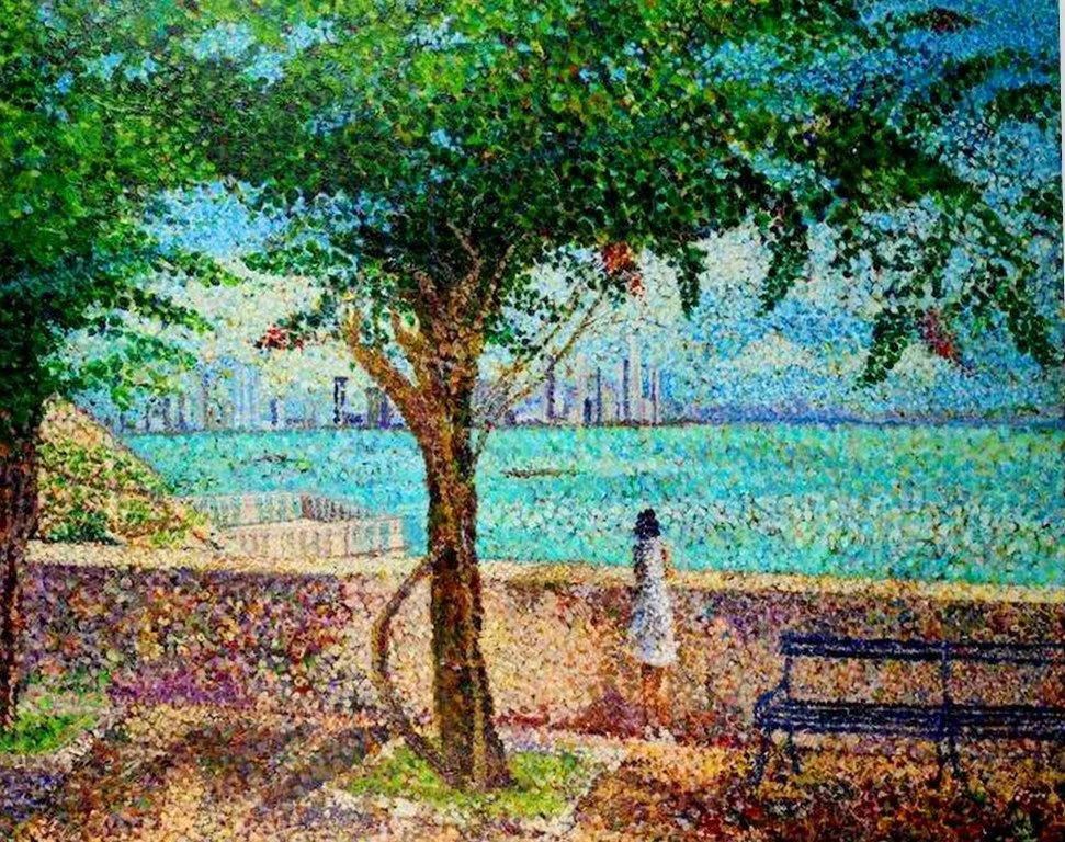 PAISAJES PUNTILLISMO | Pinturas al Óleo PAISAJES PUNTILLISMO | Pinturas al Óleo