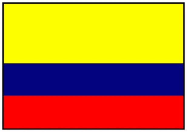 Bandera de colombia dibujo - Imagui