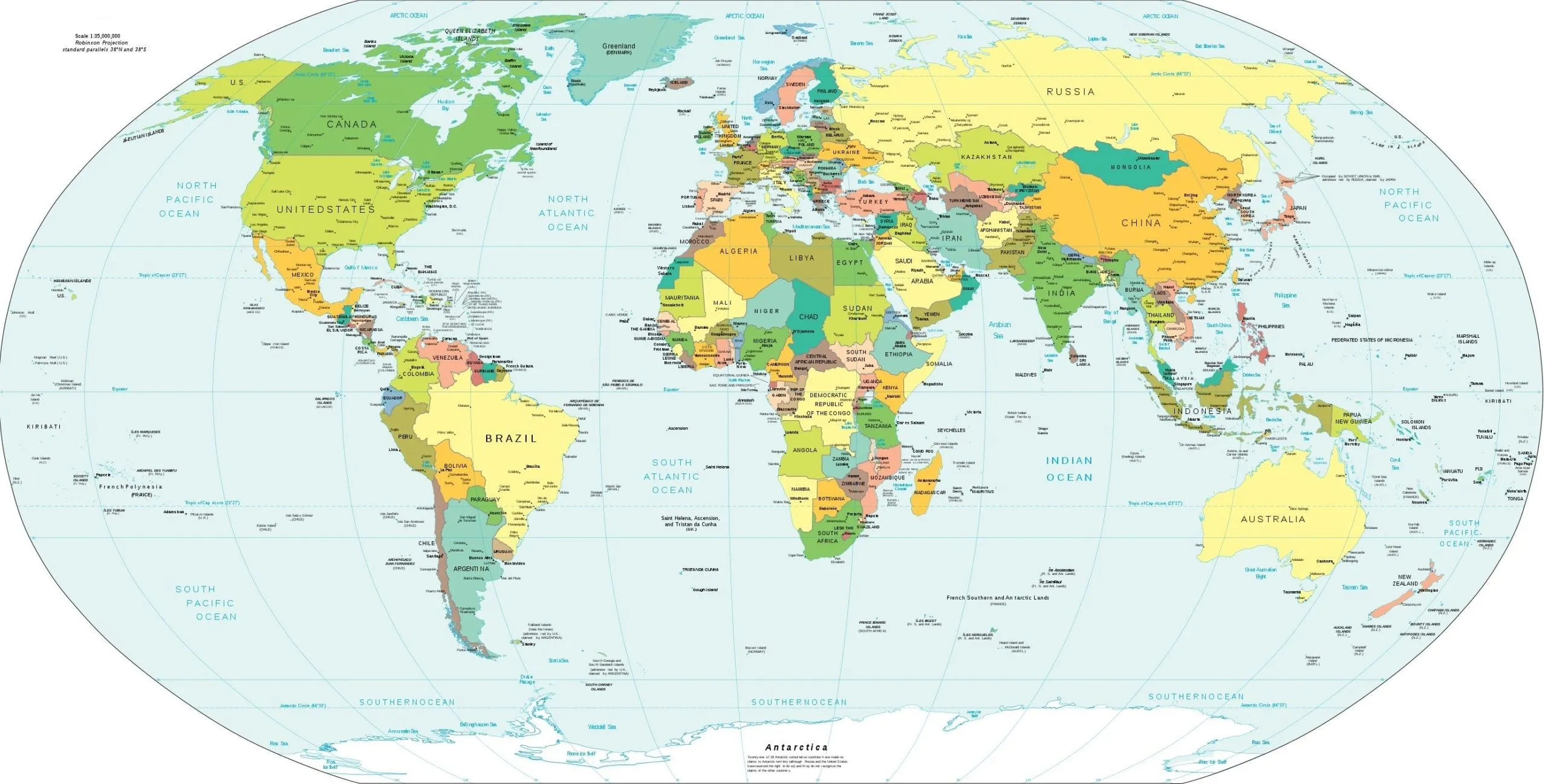 Países del mundo (2023) - Saber es práctico