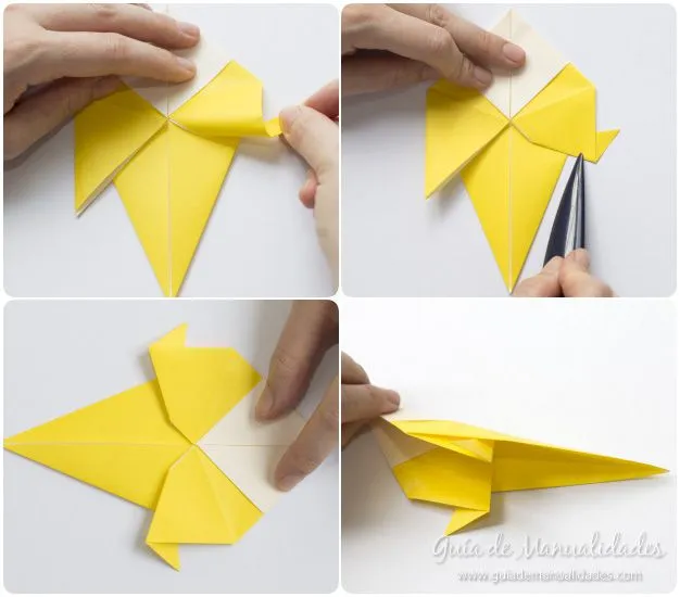 Cómo hacer un pajarito de origami - Guía de MANUALIDADES