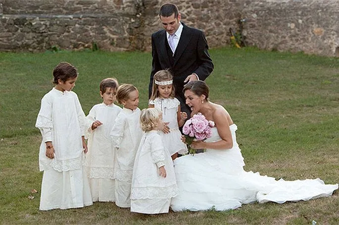 Los pajes de la novia: Trajecitos para los niños en la boda