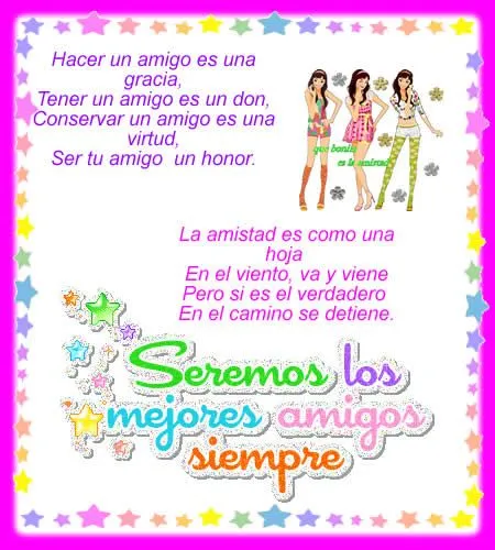 frases , Test y poemas de amor: Frases para Amigas por siempre frases , Test y poemas de amor: Frases para Amigas por siempre