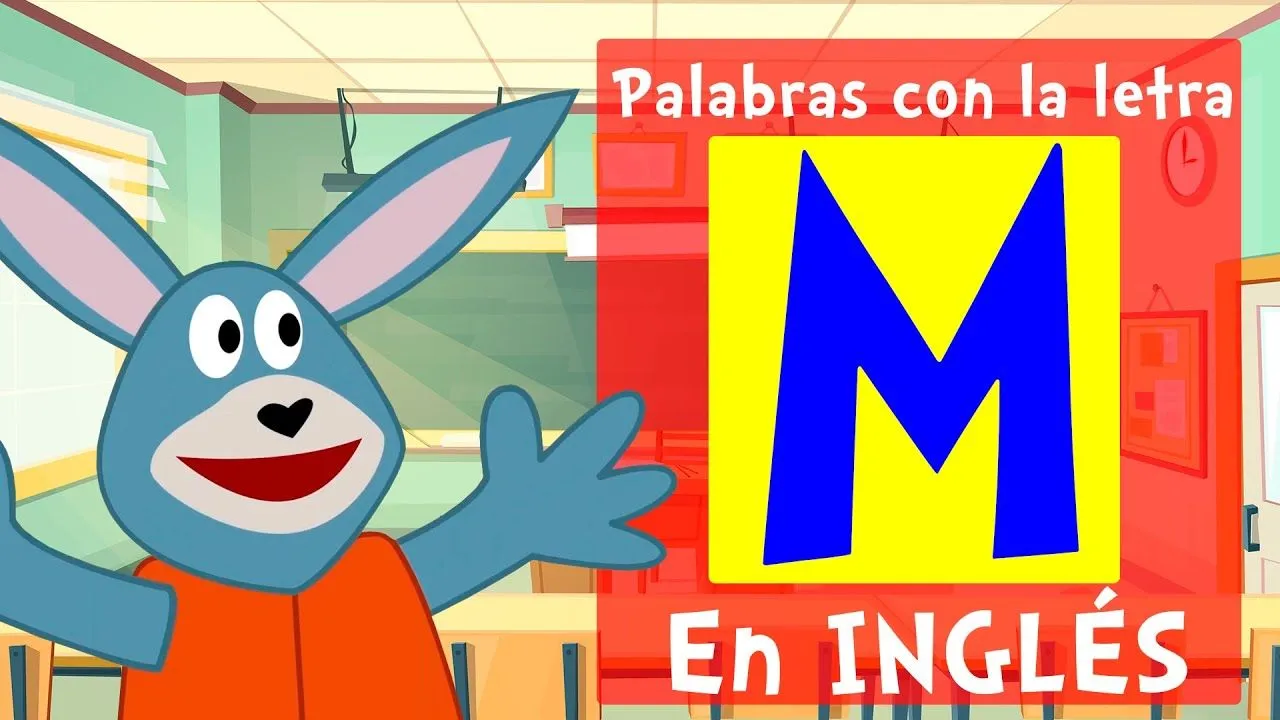 Palabras con la letra M en INGLÉS para niños - YouTube
