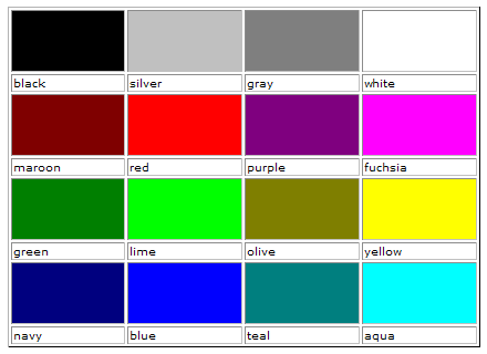 Paleta de colores con nombres en español - Imagui