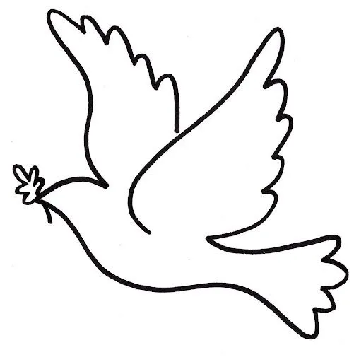 Como hacer una paloma de la paz en foami - Imagui