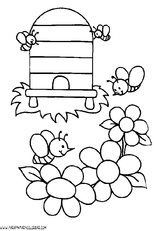 dibujos-para-colorear-de-abejas-008