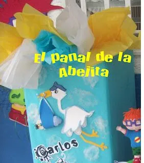 EL PANAL DE LA ABEJITA: Caja para regalos de baby shower EL PANAL DE LA ABEJITA: Caja para regalos de baby shower