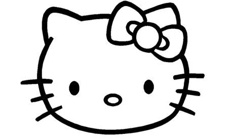 Moldes de dibujos de Hello Kitty - Imagui