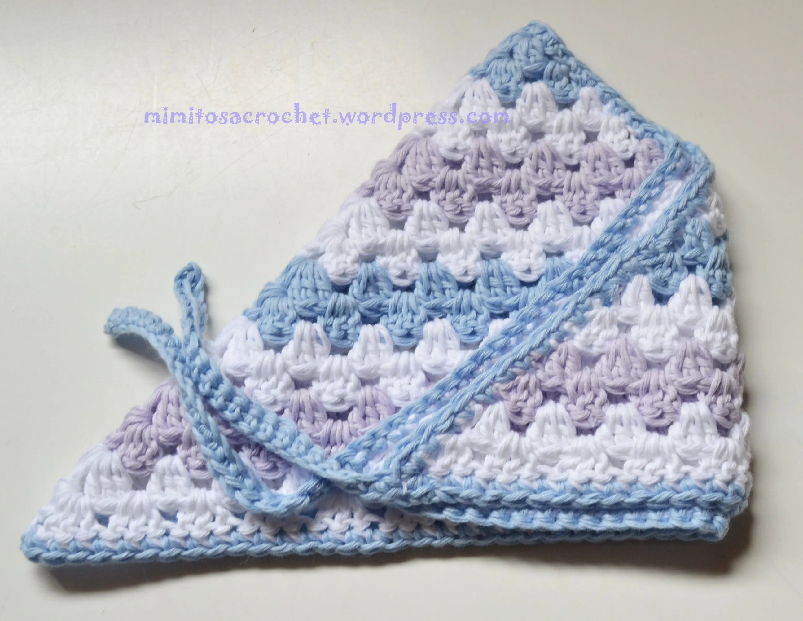 Pañoleta para bebés y niñ@s a crochet | Mimitos a Crochet