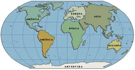 Panorama dos 5 continentes do Mundo - Geografia - Colégio Web