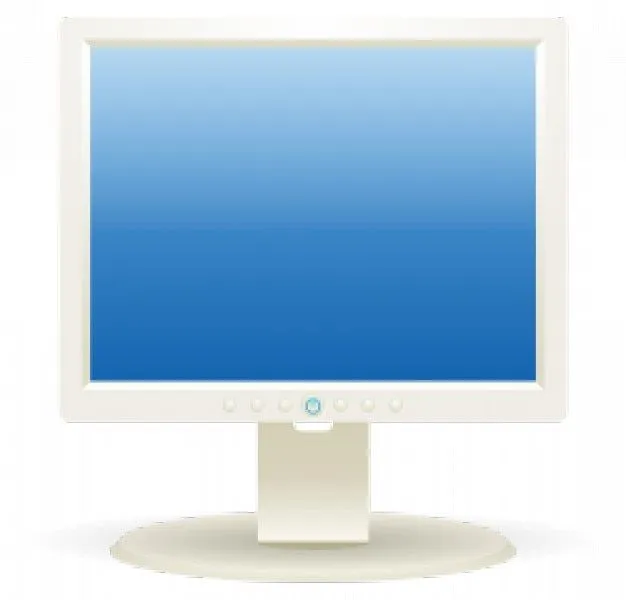Pantalla LCD de computadora | Descargar Vectores gratis