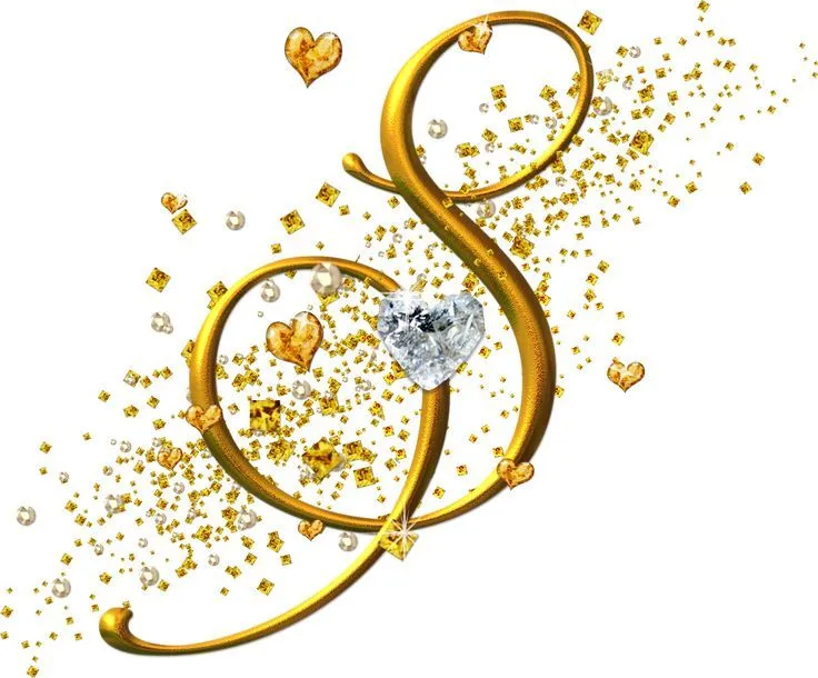 De Pantalla Y Mucho Másღ≈ Alfabeto Dorado Con Corazones Png ... De Pantalla Y Mucho Másღ≈ Alfabeto Dorado Con Corazones Png ...