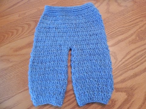 Pantalon para Bebe Crochet - YouTube