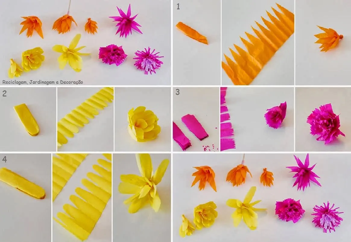 Papel: adornos, flores, mariposas y hasta vestidos ... Papel: adornos, flores, mariposas y hasta vestidos ...
