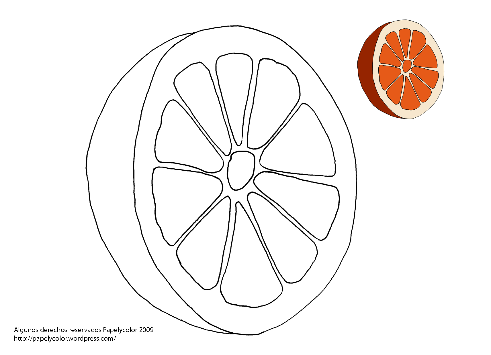 Papel y Color | Fichas para colorear originales Papel y Color | Fichas para colorear originales