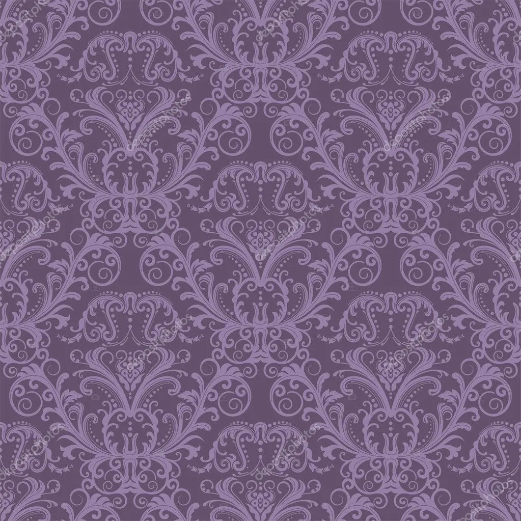 papel tapiz floral púrpura transparente — Vector stock © lina_s #