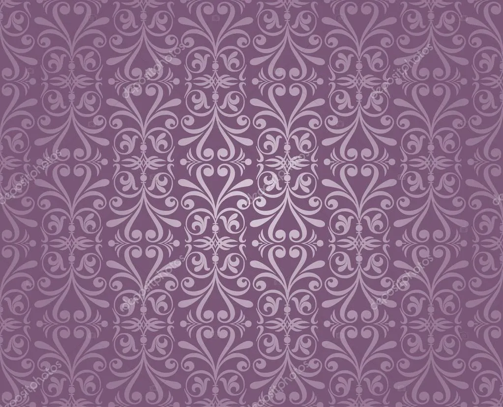 papel tapiz vintage de lujo violeta y plata — Vector stock ...