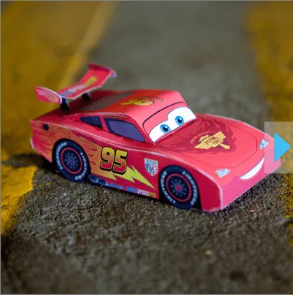 Paper Craft Rayo McQueen Cars2 :: Cortos Disney Pixar Cars