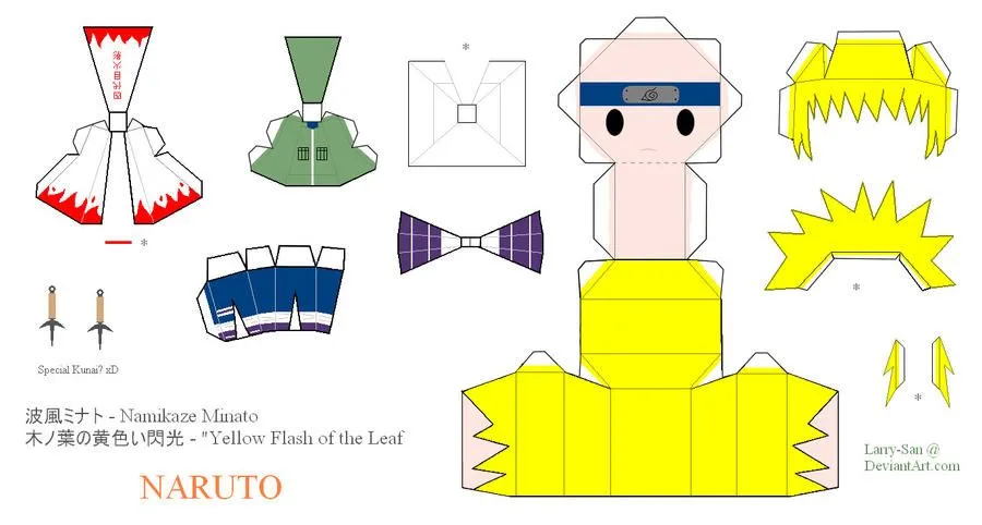 deviantART: More Like NARUTO Papercraft - Namikaze Minato, Fourth ... deviantART: More Like NARUTO Papercraft - Namikaze Minato, Fourth ...
