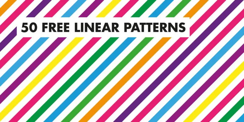 Paquete de patrones lineales para fondos web