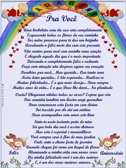 PARABÉNS PRA VOCÊ - Cartas de aniversário | Luso- PARABÉNS PRA VOCÊ - Cartas de aniversário | Luso-