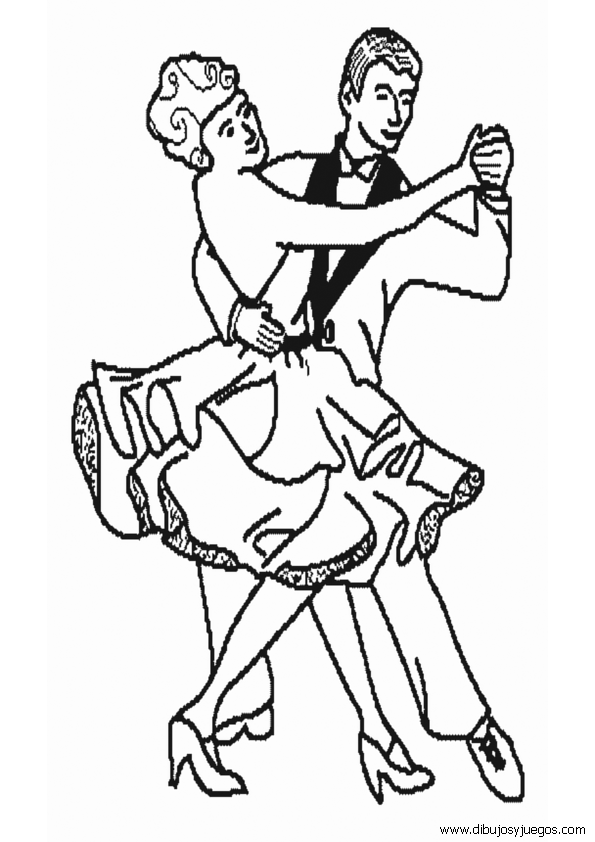 parejas-de-baile-002 | Dibujos y juegos, para pintar y colorear parejas-de-baile-002 | Dibujos y juegos, para pintar y colorear