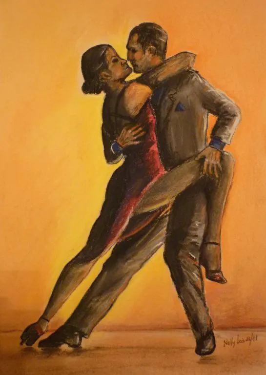 Pareja de tango Nelly Loaiza - Artelista.com