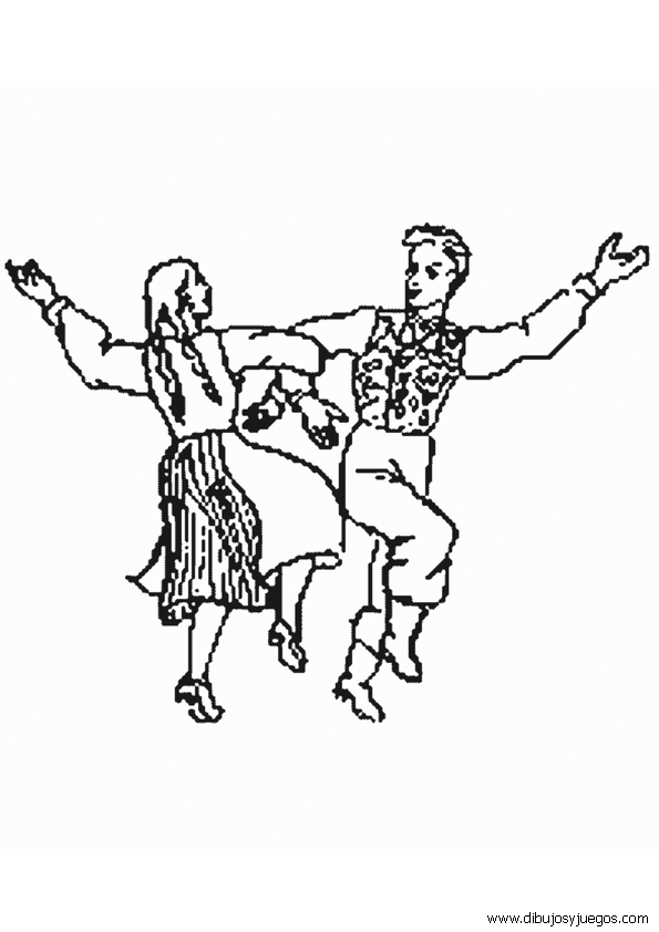 parejas-de-baile-010 | Dibujos y juegos, para pintar y colorear parejas-de-baile-010 | Dibujos y juegos, para pintar y colorear