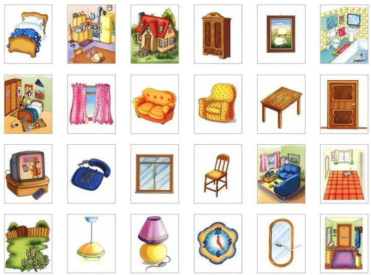 objetos que hay en la casa | clases de Español | Pinterest