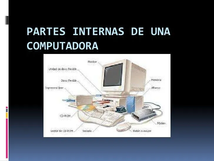 Partes internas de una computadora