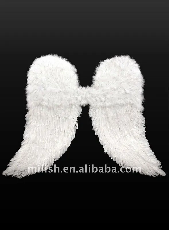 Party Fairy Wings/feather Wings/angel Wings With Halo&wand - Buy ...