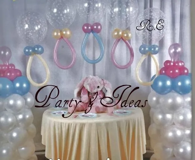 Blog Party & Ideas : columnas de globos con arco en formas de ...
