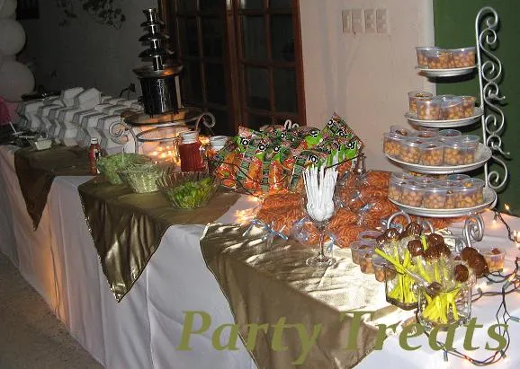 Party Treat's: Mesa de Snacks en bautizo