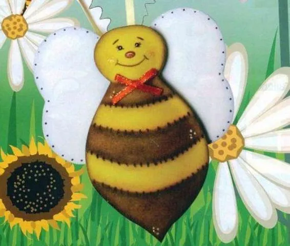 Pasos para hacer una abeja de fomi - Imagui