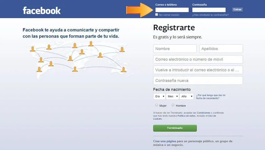 5 pasos para entrar a tu cuenta o perfil de Facebook