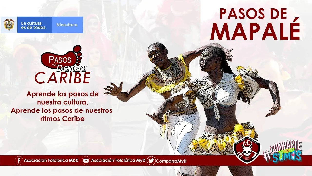 Pasos de Mapale - Pasos de Danza Caribe - #ComparteLoQueSomos - YouTube