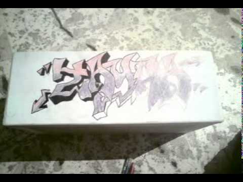 pasos simples para un graffiti (( zayra )) - YouTube