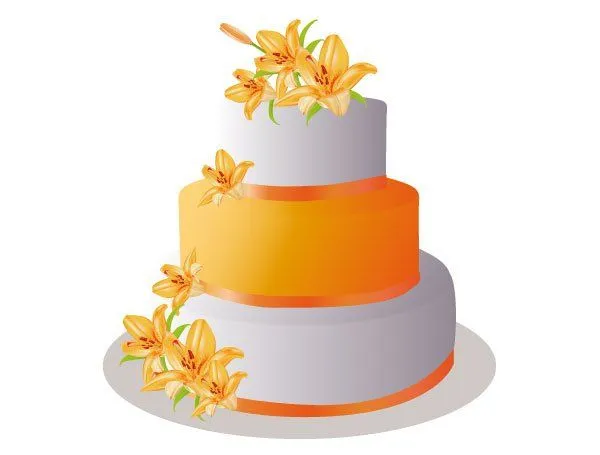 Pastel Cake Vector Art Free, vector images - 365PSD.com