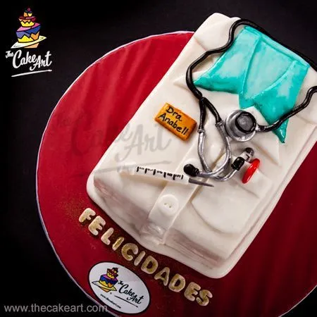 Pastel para doctores (3D) | thecakeart.com | tarj cumpleaños ...