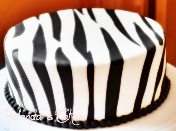 Pastel con Effecto Rayas de Cebras - Paperblog