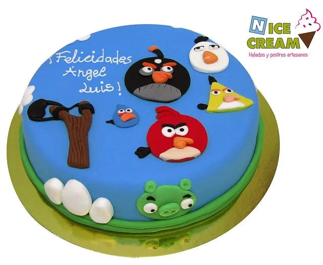 Pasteles de fondant de Angry Birds - Imagui