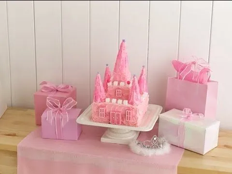 Cómo hacer un pastel con forma de castillo - YouTube